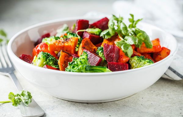 healthy vegan salad